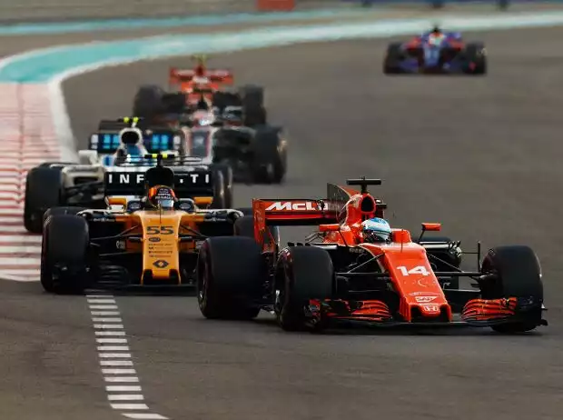Fernando Alonso, Nico Hülkenberg, Lance Stroll Titel-Bild zur News: Fernando Alonso, Nico Hülkenberg, Lance Stroll