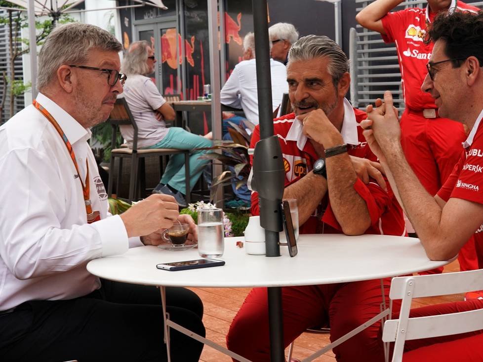 Ross Brawn, Maurizio Arrivabene