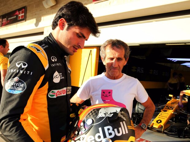 Titel-Bild zur News: Carlos Sainz, Alain Prost