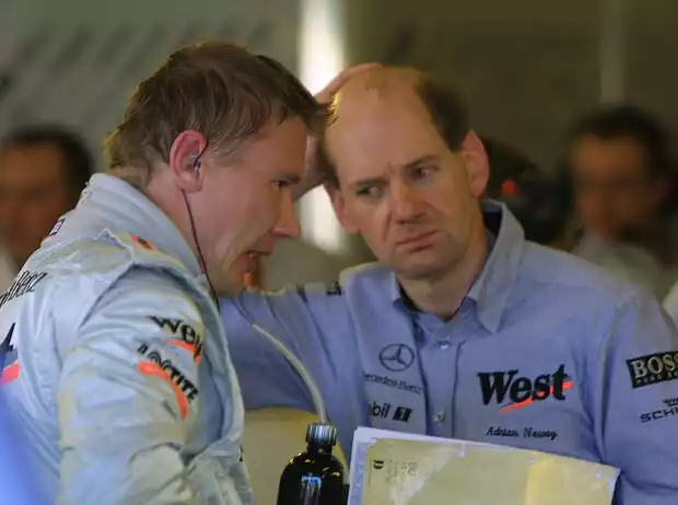 Titel-Bild zur News: Mika Häkkinen, Adrian Newey