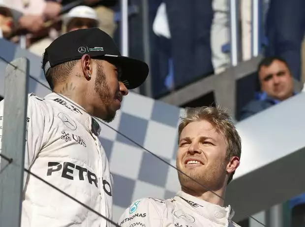 Lewis Hamilton, Nico Rosberg Titel-Bild zur News: Lewis Hamilton, Nico Rosberg