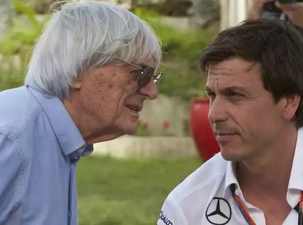 Bernie Ecclestone, Toto Wolff Titel-Bild zur News: Bernie Ecclestone, Toto Wolff