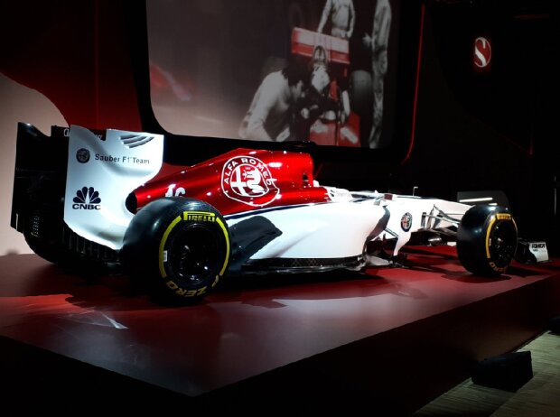 Lackierung 2018 von Sauber und Alfa Romeo