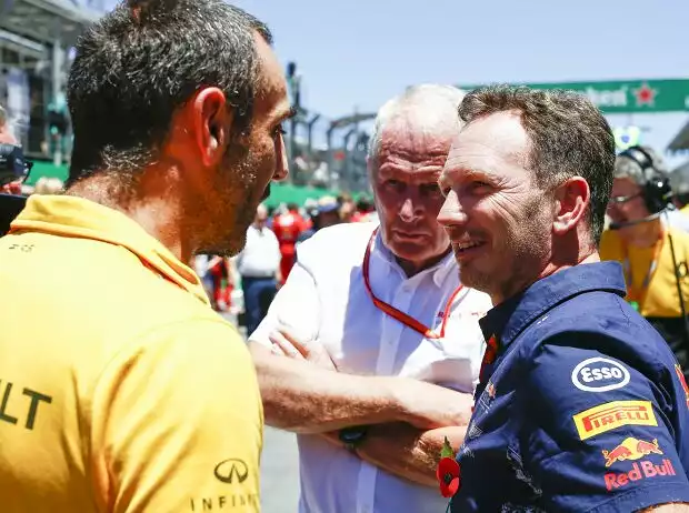 Titel-Bild zur News: Cyril Abiteboul, Christian Horner