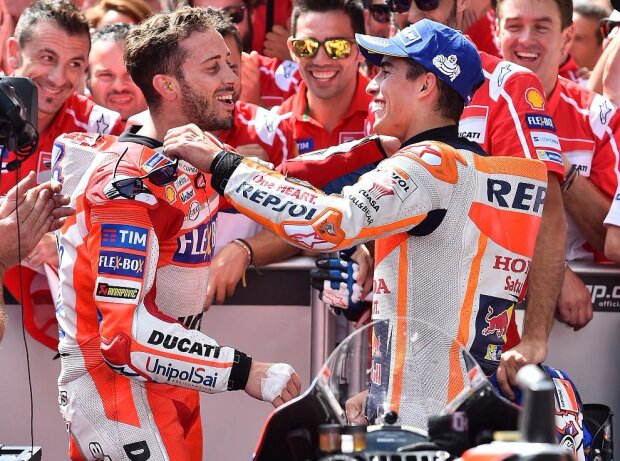 Andrea Dovizioso, Marc Marquez