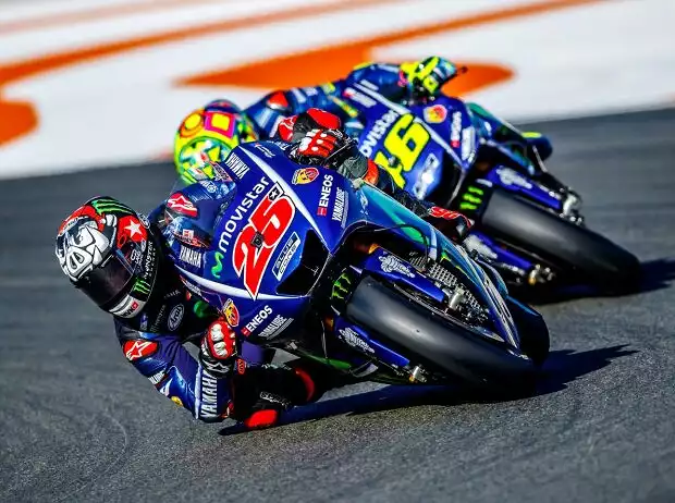 Maverick Vinales, Valentino Rossi Titel-Bild zur News: Maverick Vinales, Valentino Rossi