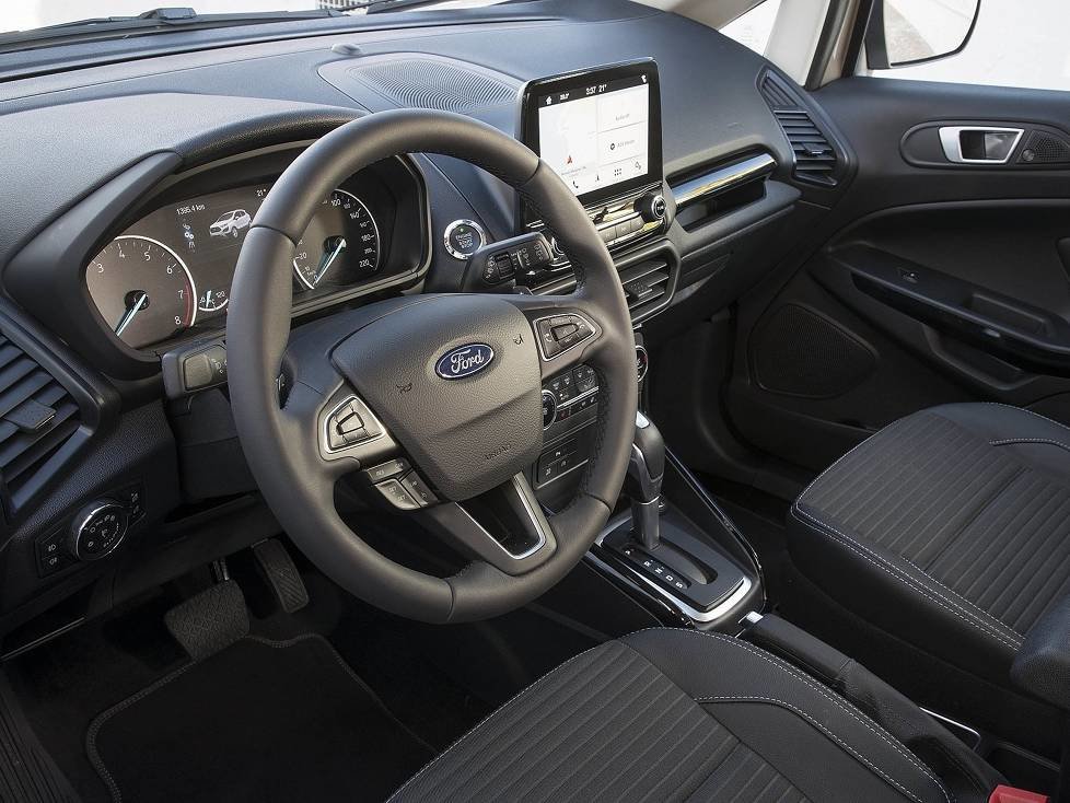 Innenraum und Cockpit des  Ecosport 2018