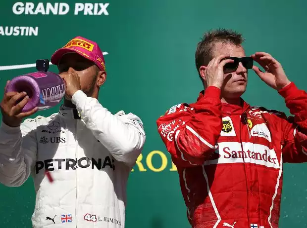 Lewis Hamilton, Kimi Räikkönen Titel-Bild zur News: Lewis Hamilton, Kimi Räikkönen