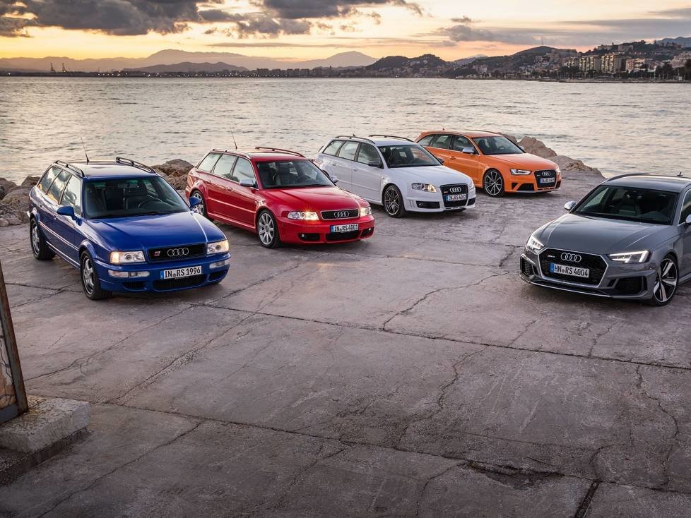 Alle Generationen des Audi RS 4 Avant
