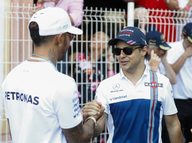 Titel-Bild zur News: Lewis Hamilton, Felipe Massa