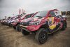 Bild zum Inhalt: Dakar 2018: Toyota-Doppelführung nach Auftaktetappe