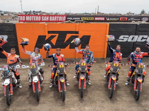 Das KTM-Aufgebot für die Rallye Dakar 2018 Das KTM-Aufgebot für die Rallye Dakar 2018