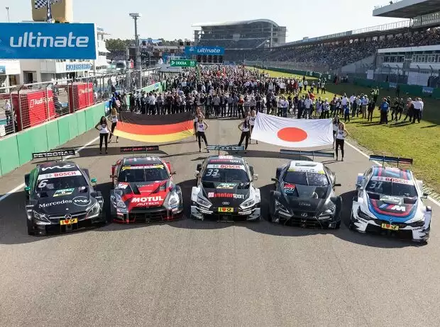 Titel-Bild zur News: Robert Wickens, Rene Rast, Tom Blomqvist, Gerhard Berger