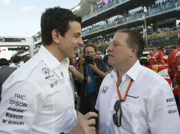 Titel-Bild zur News: Toto Wolff, Zak Brown