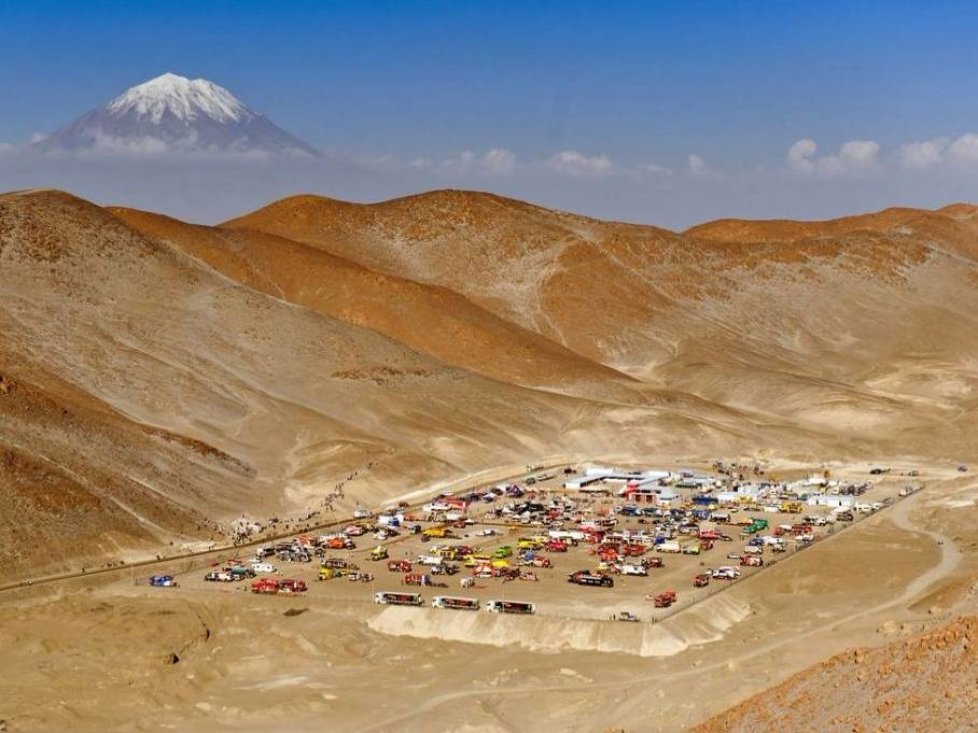 Rallye Dakar, Biwak, Luftbild
