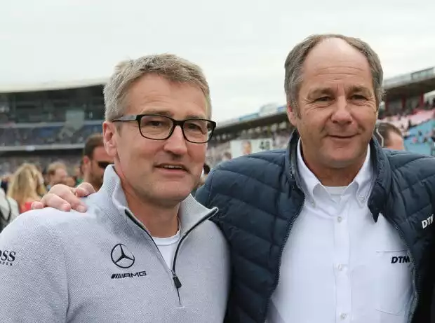 Bernd Schneider, Gerhard Berger Titel-Bild zur News: Bernd Schneider, Gerhard Berger