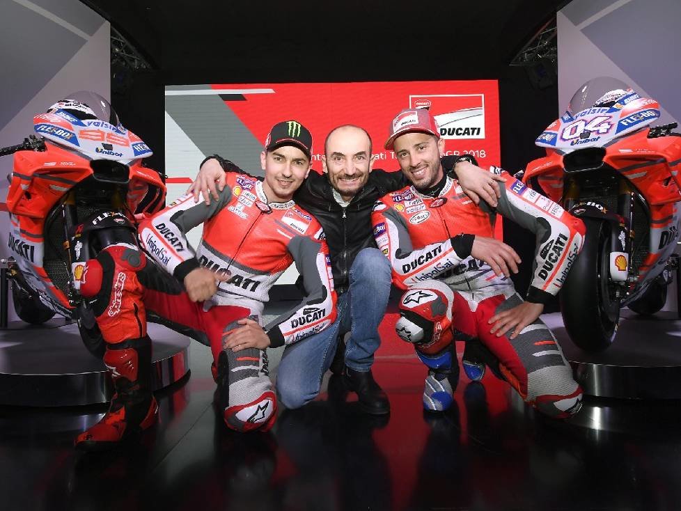 Jorge Lorenzo, Claudio Domenicali, Andrea Dovizioso