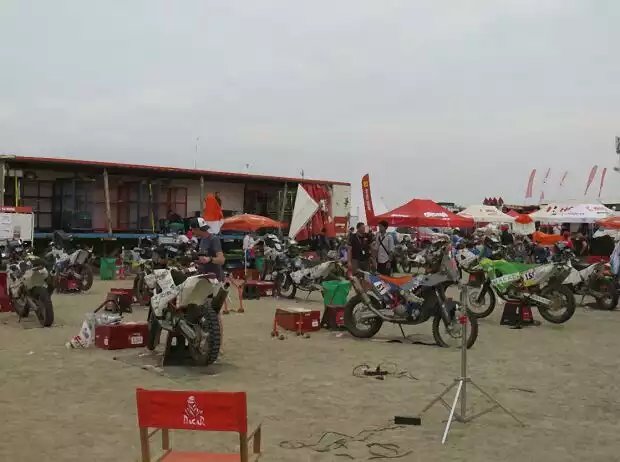 Rallye Dakar, Biwak Titel-Bild zur News: Rallye Dakar, Biwak