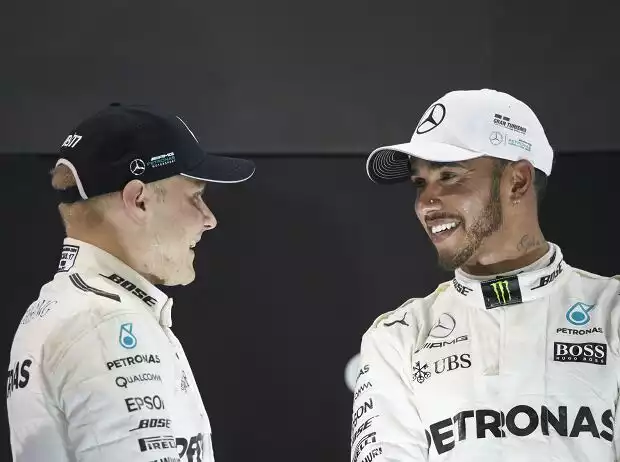 Valtteri Bottas, Lewis Hamilton Titel-Bild zur News: Valtteri Bottas, Lewis Hamilton