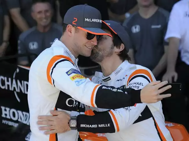 Titel-Bild zur News: Stoffel Vandoorne, Fernando Alonso