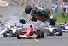 Bild zum Inhalt: Fotostrecke: Heftigste Startunfälle der Formel-1-Geschichte