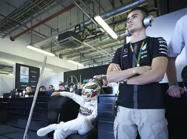 Lewis Hamilton, Pascal Wehrlein Titel-Bild zur News: Lewis Hamilton, Pascal Wehrlein