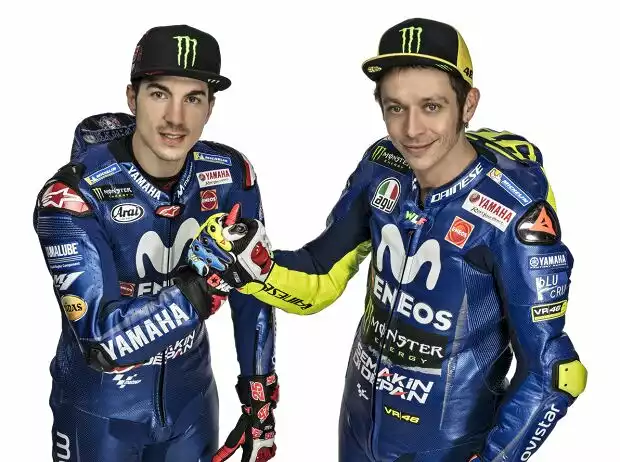 Maverick Vinales, Valentino Rossi Titel-Bild zur News: Maverick Vinales, Valentino Rossi