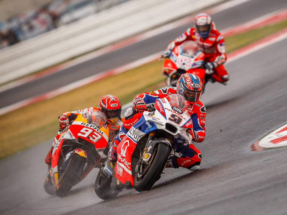 Danilo Petrucci, Marc Marquez, Andrea Dovizioso