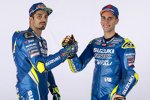 Alex Rins und Andrea Iannone und Alex Rins (Suzuki)  Iannone (Suzuki) 