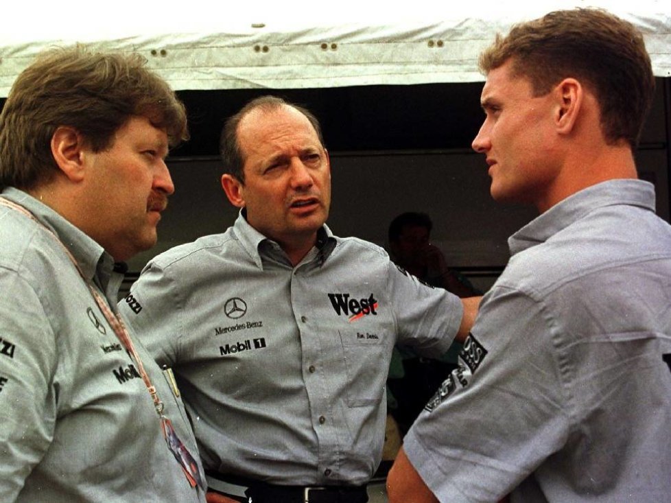 Norbert Haug, Ron Dennis, David Coulthard