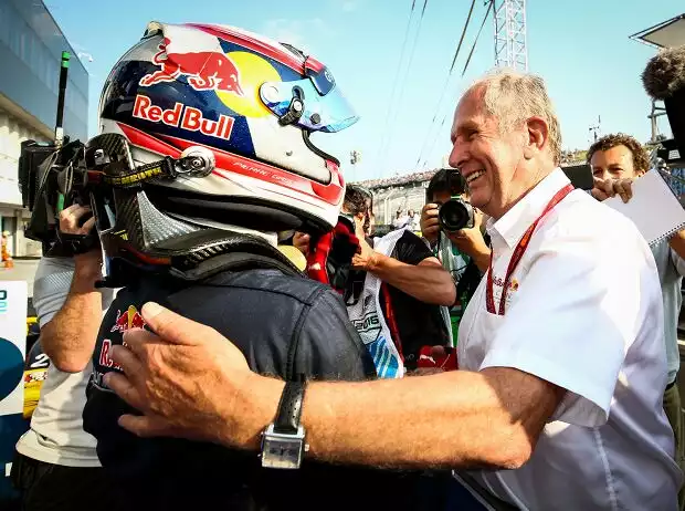 Titel-Bild zur News: Pierre Gasly und Helmut Marko
