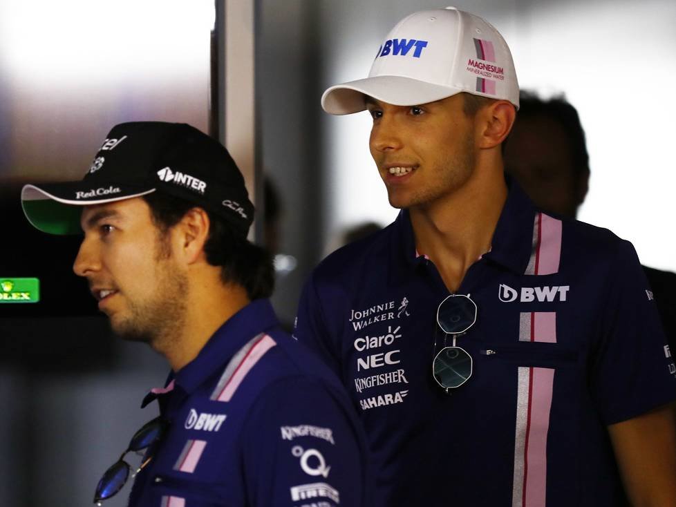Esteban Ocon, Sergio Perez