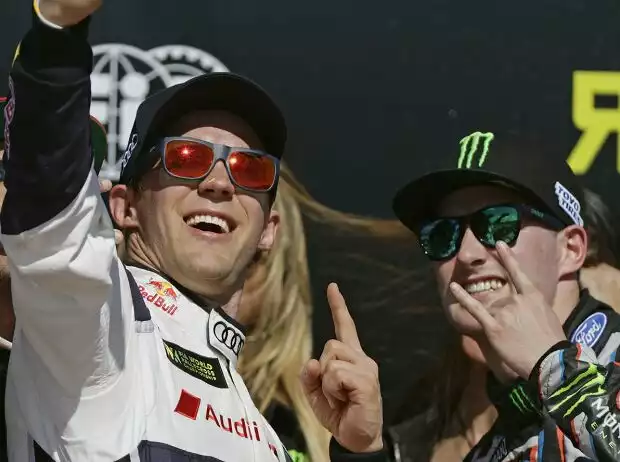 Timo Scheider, Andreas Bakkerud, Mattias Ekström Titel-Bild zur News: Timo Scheider, Andreas Bakkerud, Mattias Ekström