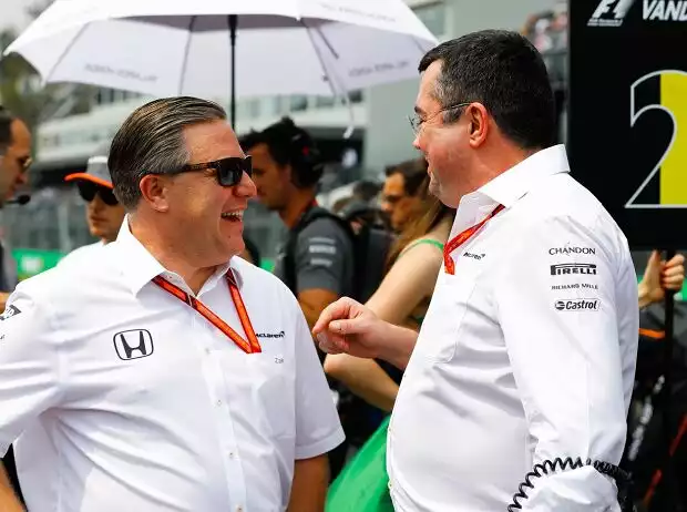 Zak Brown, Eric Boullier Titel-Bild zur News: Zak Brown, Eric Boullier