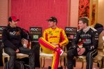 Helio Castroneves, Ryan Hunter-Reay und Josef Newgarden 