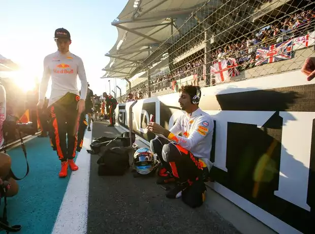 Max Verstappen, Daniel Ricciardo Titel-Bild zur News: Max Verstappen, Daniel Ricciardo