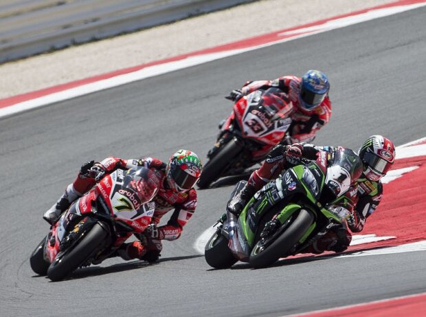 Jonathan Rea, Chaz Davies, Marco Melandri