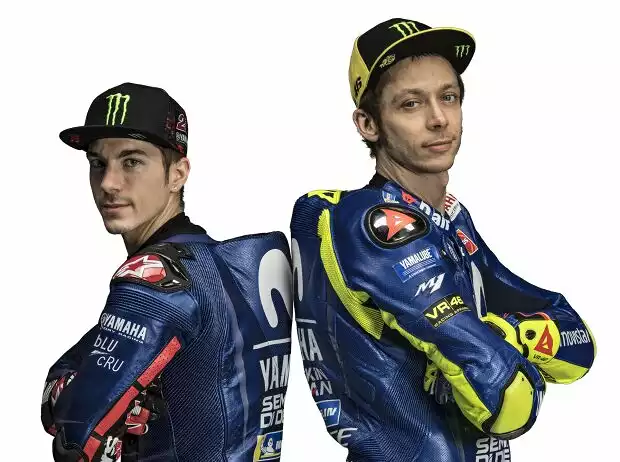 Titel-Bild zur News: Maverick Vinales, Valentino Rossi