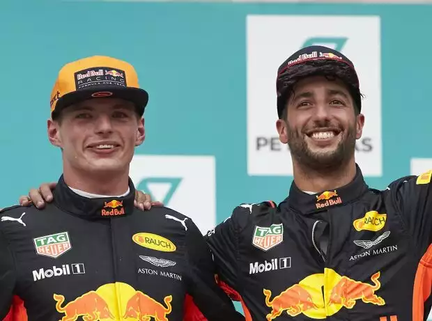 Titel-Bild zur News: Lewis Hamilton, Max Verstappen, Daniel Ricciardo