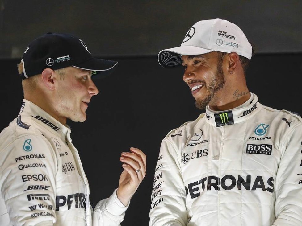 Valtteri Bottas, Lewis Hamilton