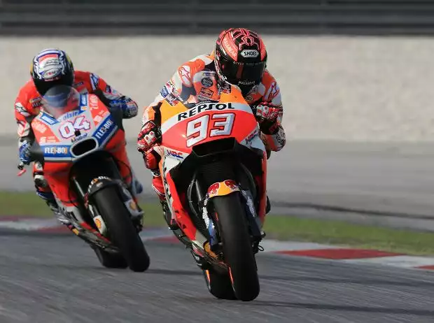 Marc Marquez, Andrea Dovizioso Titel-Bild zur News: Marc Marquez, Andrea Dovizioso
