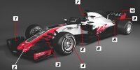Bild zum Inhalt: Technik-Check: Haas setzt beim neuen VF-18 auf Ferrari-Tricks
