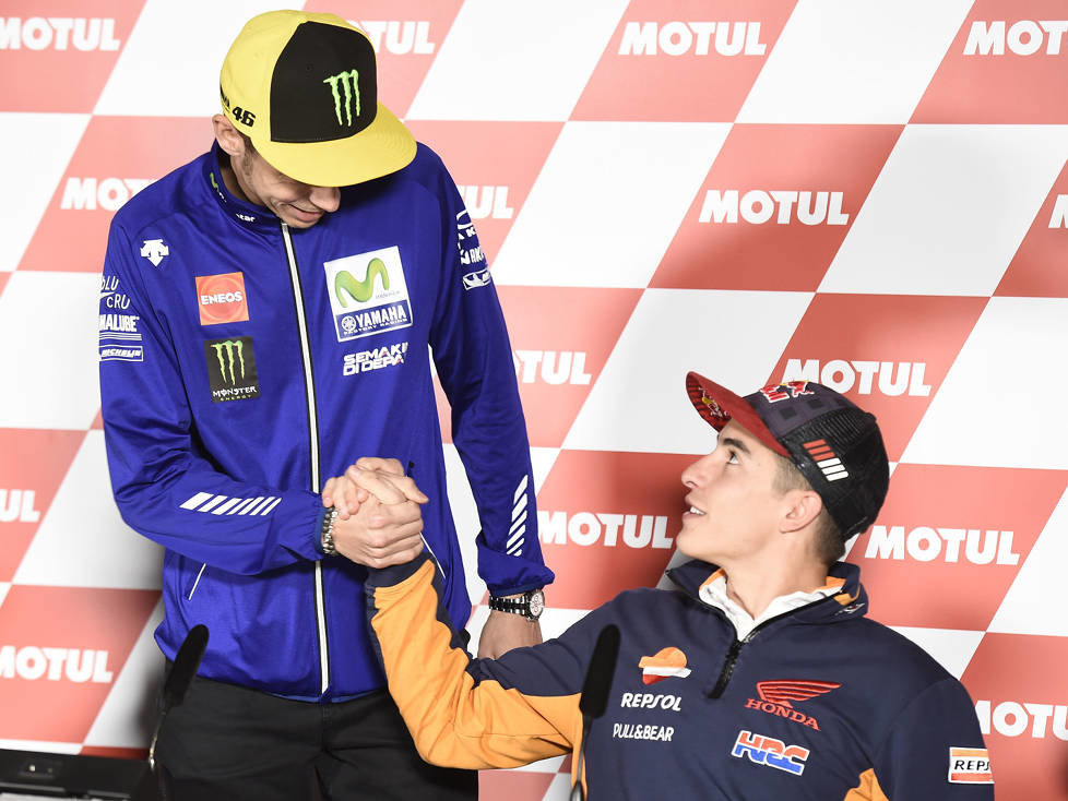Marc Marquez, Valentino Rossi