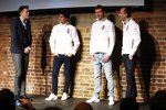 Jake Humphrey (Moderator), Lance Stroll, Sergei Sirotkin und Robert Kubica (Williams) 