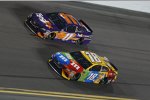 Denny Hamlin (Gibbs), Joe Gibbs und Kyle Busch (Gibbs) 