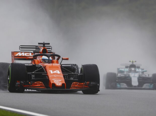 Titel-Bild zur News: Fernando Alonso, Valtteri Bottas