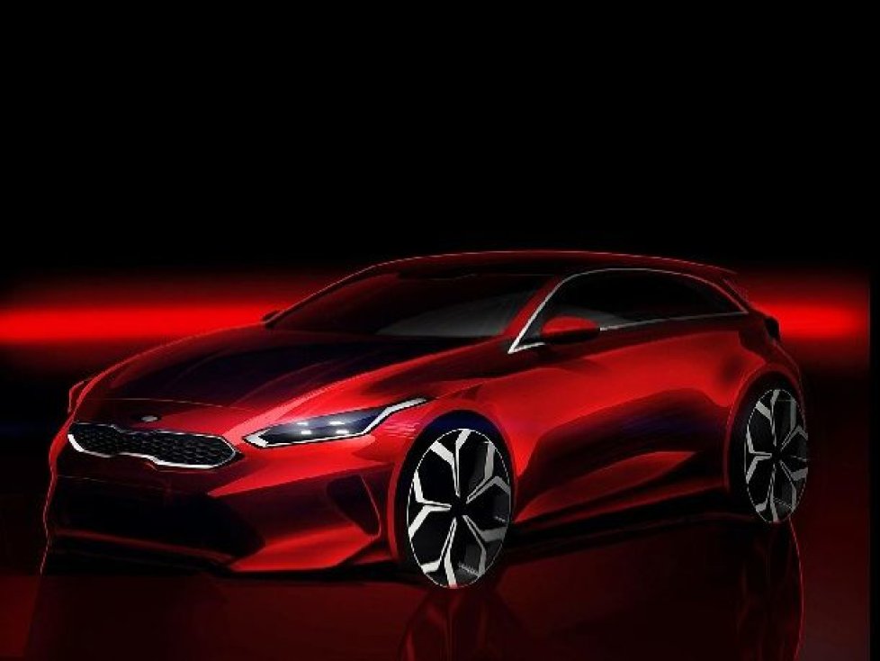 Designskizze des Kia Ceed 2018