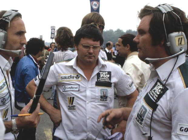 Frank Williams, Frank Dernie, Patrick Head Frank Williams, Frank Dernie, Patrick Head