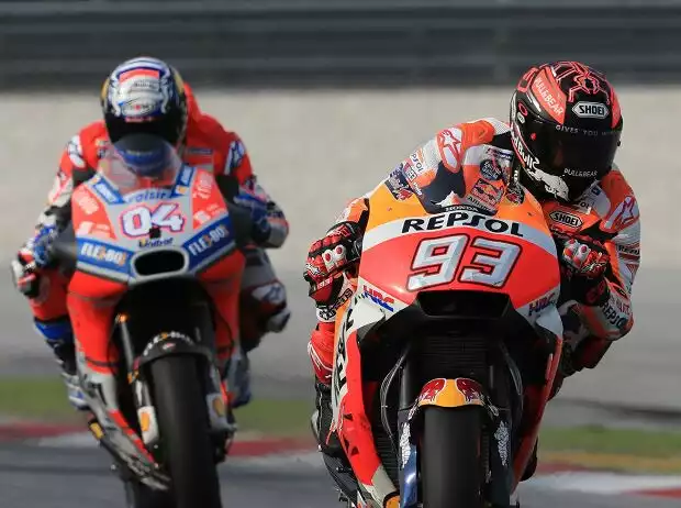 Titel-Bild zur News: Marc Marquez, Andrea Dovizioso