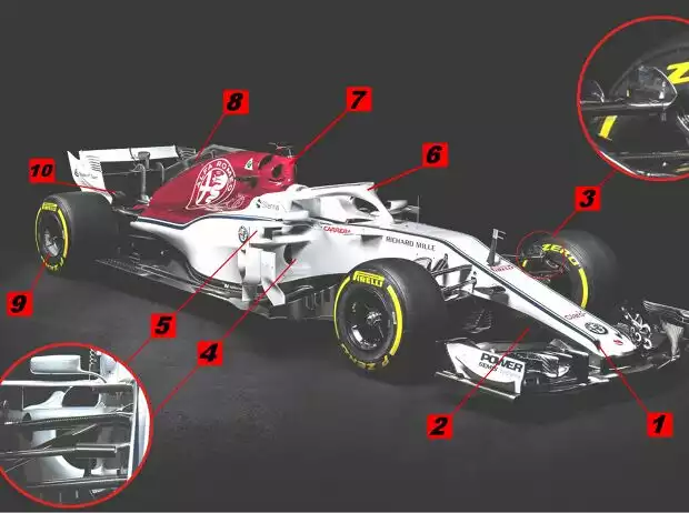 Sauber C37 Giorgio Piola Analyse Titel-Bild zur News: Sauber C37 Giorgio Piola Analyse